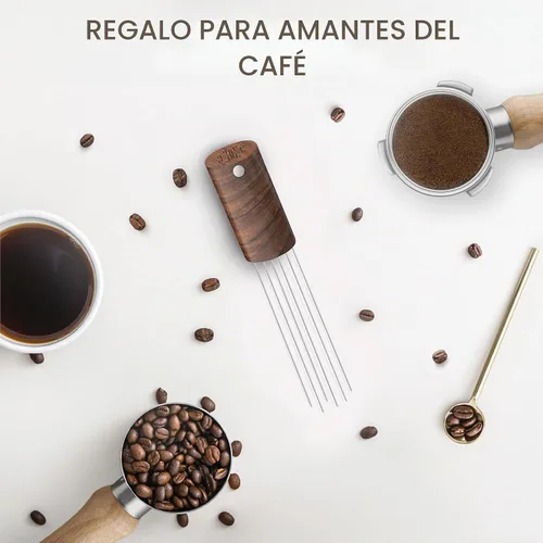 Vista 7 de WDT Tool - Agitadores de café expreso, distribuidor de café, herramientas de barista, herramienta de distribución de agujas de espresso para kit