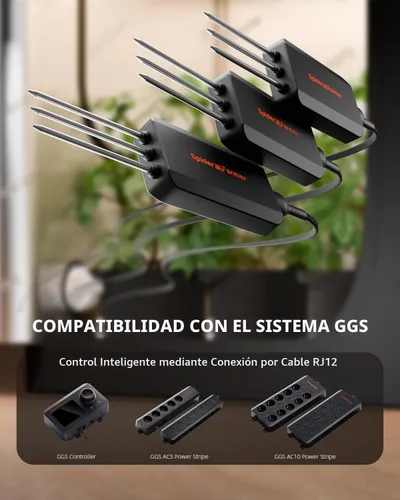 Vista 3 de Spider Farmer GGS 3 en 1 Sensor de suelo Pro 3pcs para jardín