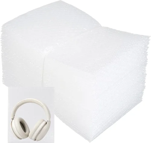 Vista 13 de 200 bolsas de burbujas de 3 x 4 pulgadas para compras, bolsas de burbujas de doble pared para embalaje por correo, mudanza y almacenamiento