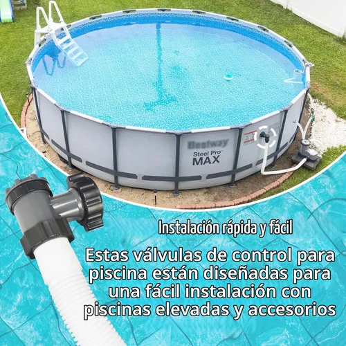 Vista 4 de Válvula de émbolo de cierre compatible con piscina sobre tierra Coleman BW