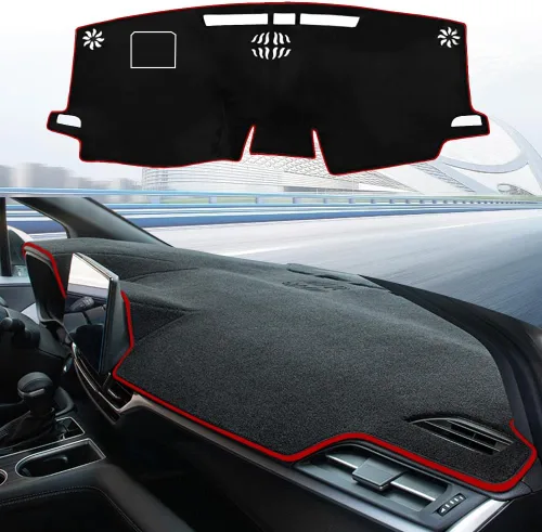 Vista 31 de Cubierta de salpicadero para salpicadero, alfombra personalizada para Toyota RAV4 2013 2014 2015 2016 2017 2018 Accesorios antideslizante protector