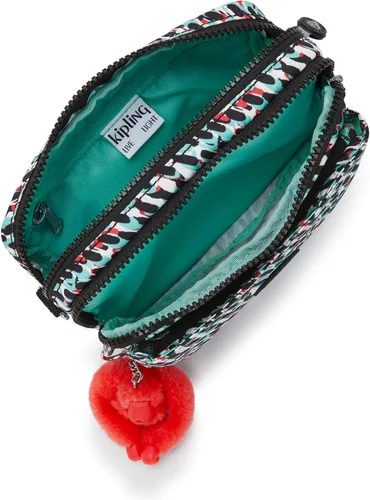 Vista 3 de Kipling Abanu - Bolso cruzado para mujer, ligero, ajustable, cintura de nailon con bolsillos con cremallera multicompartimento