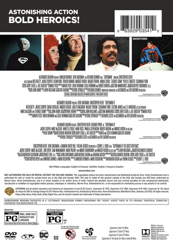 Vista 2 de 4 Film Favorites Superman Superman II Special Edition Superman III Deluxe Edition Superman IV Deluxe Edition Superman The Movie Special Edition