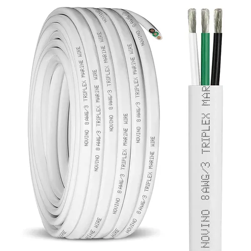Vista 10 de Cable marino de calibre 6, cable de grado marino de 6 AWG, cable de cobre estañado triple 6/3, cable de cobre sin oxígeno de calibre 6