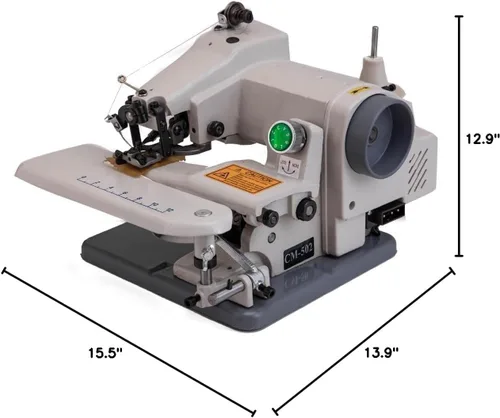 Vista 6 de Máquina de coser de punto ciego de escritorio de grado profesional portátil con dobladillo ciego para máquina de coser vestidos, faldas y pantalones