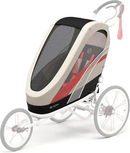Vista 28 de CYBEX ZENO - Remolque multideportivo 4 en 1, plegado compacto, suspensión de conducción suave y neumáticos llenos de aire, remolque de bebé durante