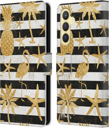 Vista 7 de Head Case Designs Funda de piel con licencia oficial de Paul Brent Agate Mermaid Coastal compatible con Samsung Galaxy S23 FE 5G