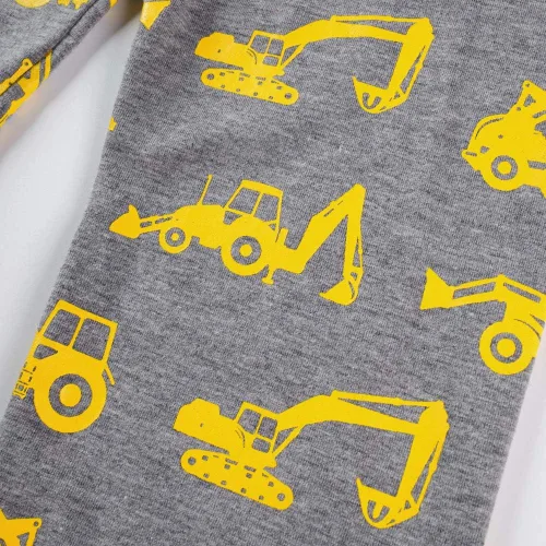 Vista 14 de Little Hand Pijamas para niños pequeños, Monster Truck 100% algodón, dinosaurio para niños, 2 piezas, ropa de dormir, conjuntos de ropa de dormir