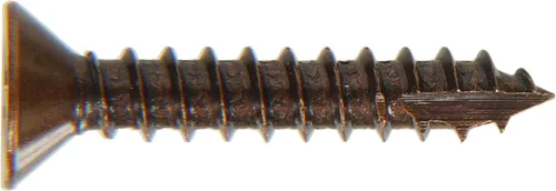 Vista 2 de Hillman 45366 Tornillos de madera Phillips de cabeza plana de bronce antiguo #9 x 3/4", paquete de 30