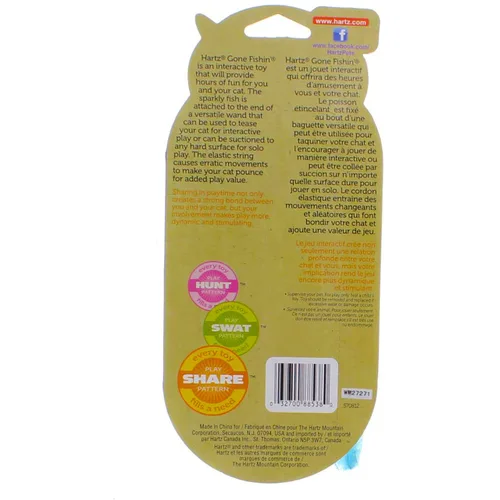 Vista 2 de Hartz 88538 At Play Gone Fishin - Juguete para gatos, varios