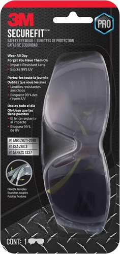 Vista 3 de 3M Gafas de protección ocular antivaho de ajuste seguro