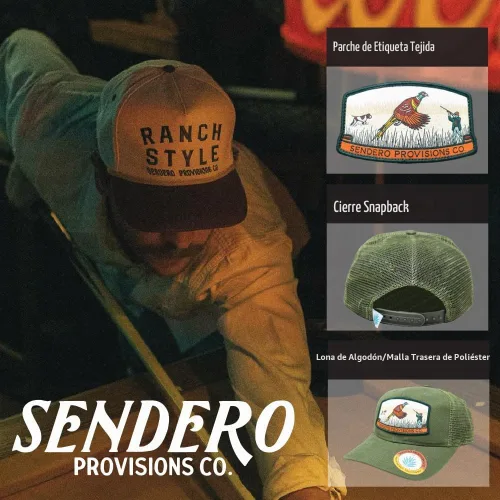 Vista 2 de Sendero Provisions Co. Signature Edition Outdoors Hat Snapback Collection
