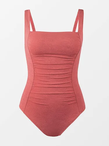 Vista 4 de CUPSHE Traje de baño de una pieza para mujer, con control de abdomen, espalda baja, tirantes ajustables