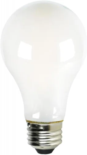 Vista 10 de Satco Bombilla LED A19 de 8 W, 2700 K, blanco suave, 800 lúmenes, base media E26, regulable, haz de 320 grados, accesorio cerrado nominal de 120 V