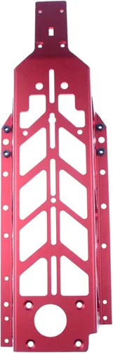 Vista 7 de Chasis principal de aleación Lightened fit 1/5 HPI ROVAN KM Baja RV KM 5B 5T 5SC (rojo)