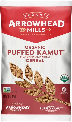 Vista 13 de Arrowhead Mills Cereal de maíz orgánico inflado, 6 oz