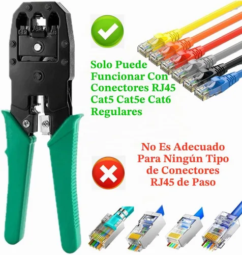 Vista 3 de Gaobige Kit de herramientas de red para Cat5 Cat5e Cat6, kit de crimpadora