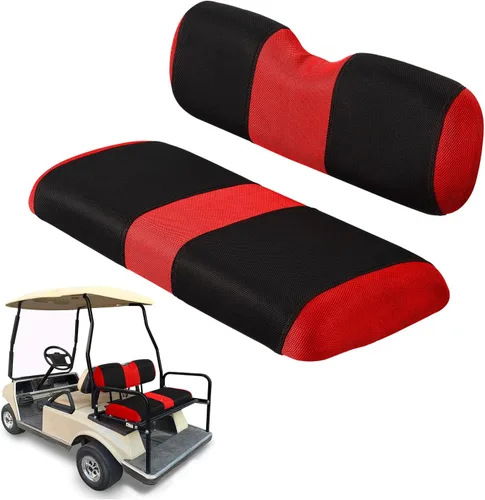 Vista 32 de Fundas de asiento delantero y trasero para carrito de golf para Yamaha G2 G8 G9 G11 G14 G16 G19 G20 G21 G22, tela de poliéster duradera, fundas