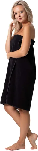 Vista 3 de Robe Direct Women’s Terry Cloth Spa and Bath Towel Wrap with Adjustable Closure & Elastic Top