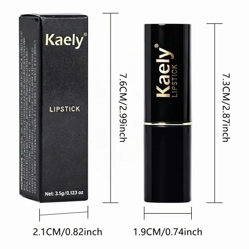 Vista 7 de evpct Lápiz labial mate aterciopelado rojo rubí para mujeres mayores, de larga duración, cremoso y sedoso, de larga duración, impermeable, a prueba