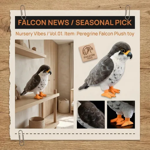 Vista 2 de Kestrel Plush Stuffed Animal Toy，Gift for Kids