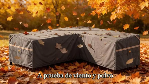 Vista 7 de Funda impermeable para sofá modular en forma de V para exteriores, resistente a los rayos UV, para muebles de patio de 5 plazas, 85 pulgadas de Gris