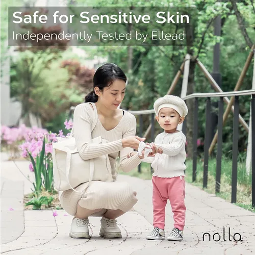 Vista 5 de Nolla Toallitas desechables de viaje, 100% a base de plantas, sin plástico y biodegradables, sin perfume, aloe calmante y vitamina E, 120