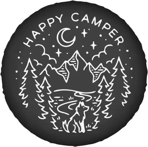 Vista 12 de Cool Cat and UFO Spare Tire Cover Wheel Protectors Dust-Proof Wheel Tire Cover Fit Trailer, Rv, Sand Many Vehicle 14inch