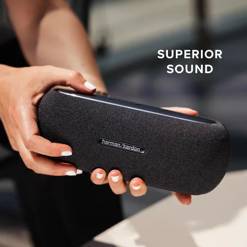 Vista 5 de Harman Kardon Luna Speaker - Altavoz Bluetooth portátil, IP67 impermeable y a prueba de polvo con batería integrada (negro)