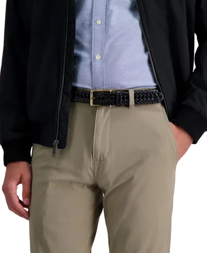 Vista 5 de Dockers - Cinturón de vestir y casual de cuero trenzado para hombre