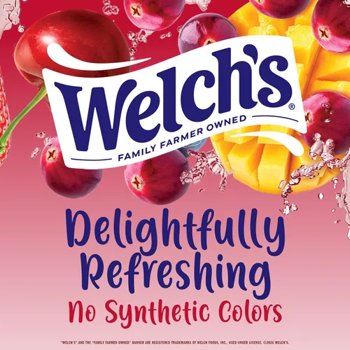 Vista 5 de Welch's Singles To Go! Paquete variado de mezcla de bebida de arándano, paquetes de sabor de agua sin azúcar, sin aspartamo, sin tintes