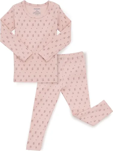 Vista 121 de AVAUMA Conjunto de pijama de algodón para bebés y niñas de 6 meses a 7 años