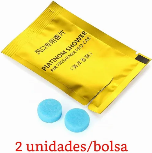 Vista 3 de Tableta de aromaterapia para coche, ambientador de clip de ventilación de coche de algodón aroma, 5 unidades 5 piezas de algodón aromático