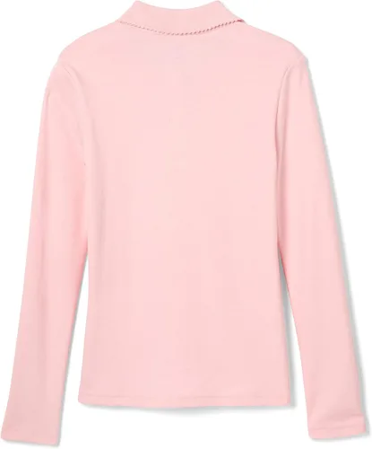 Vista 2 de French Toast Little Girls 'bebé LS ajustado Polo de punto con Picot collar