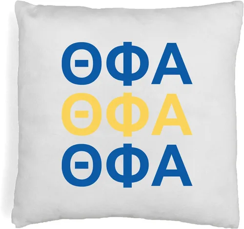 Vista 51 de sockprints Alpha Chi Omega - Funda de almohada con letras griegas de 18 x 18 pulgadas, fundas de almohada para hermandad de hermandad, almohada