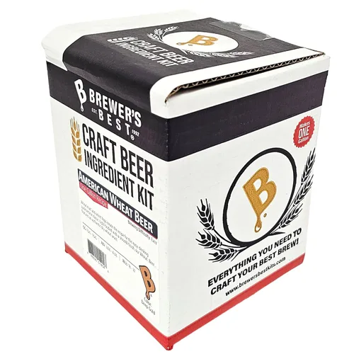 Vista 5 de Brewer's Best Kit de ingredientes de cerveza casera de un galón (cerveza de trigo americana)