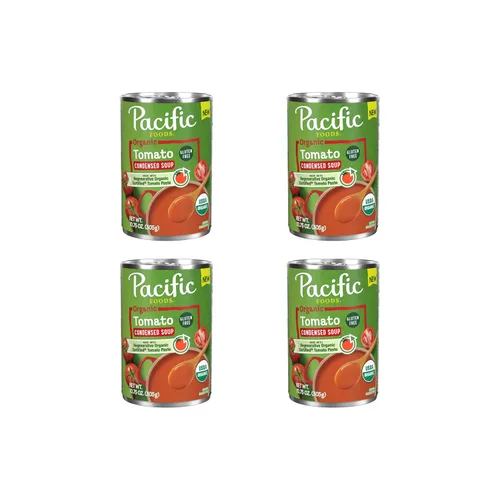 Vista 12 de Sopa de tomate orgánica condensada Pacific Foods, lata de 10.75 oz (paquete de 12)