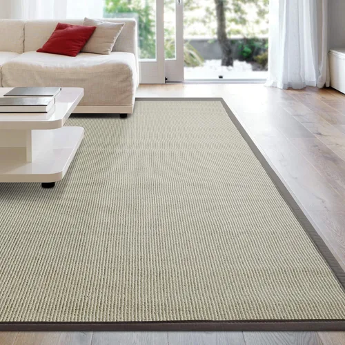 Vista 19 de iCustomRug Zara - Alfombra de sisal sintético y de tamaño personalizado, más suave que la alfombra de sisal natural, resistente a las manchas