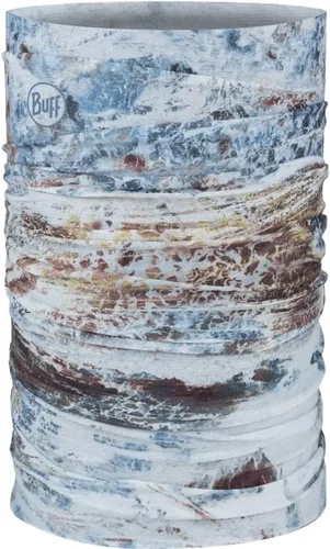Vista 15 de BUFF CoolNet UV Polaina para el cuello, Protección solar UPF 50, Transpirable, Versátil, Mascarilla de secado rápido, Negro y Azul, Talla para Lazs