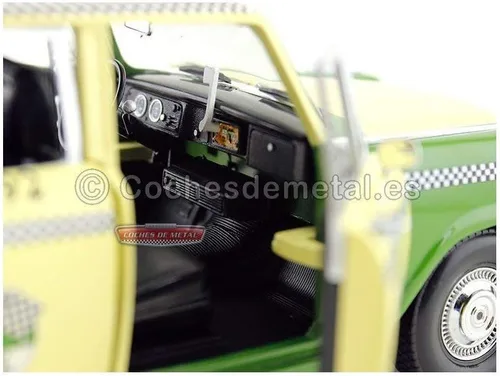 Vista 8 de 1981 Chicago Checker Cab Taxi A11 Verde 1:18 Diecast