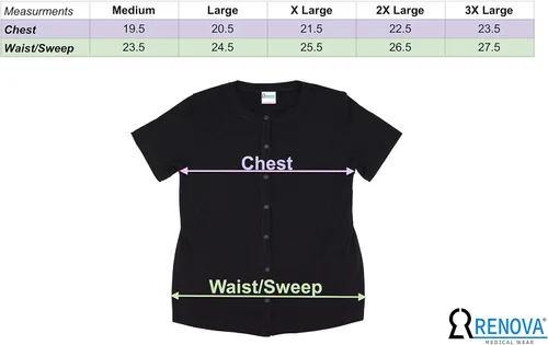 Vista 4 de Camisa de recuperación de mastectomía con bolsillos de drenaje