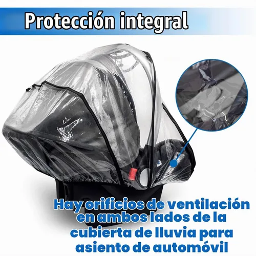 Vista 6 de Cubierta de lluvia para asiento de coche,EVA de grado alimenticio,Cubierta