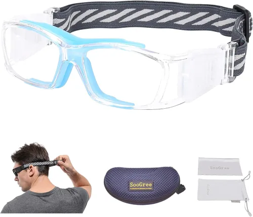 Vista 15 de SooGree Gafas protectoras deportivas para baloncesto para hombres y mujeres