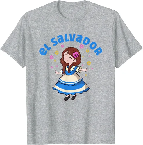 Vista 44 de Camiseta de mujer hispana con bandera salvadoreña de El Salvador Orgullosa, Negro