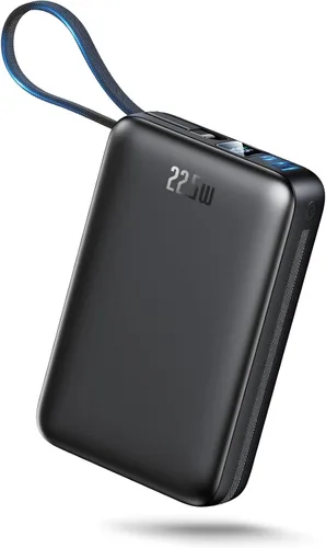 Vista 8 de Cargador Portátil 50000mAh Power Bank, Cargador de Teléfono Portátil con 2 Cables Integrados, 22.5W Carga Rápida Elementos Esenciales de Viaje
