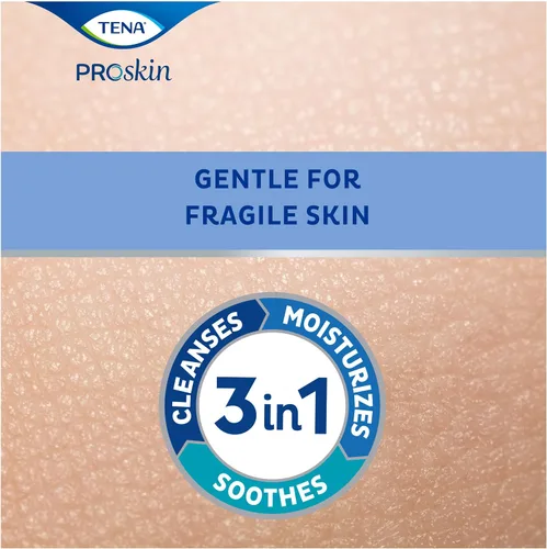 Vista 2 de TENA ProSkin Crema Limpiadora Crema Sin Enjuague Tubo De Lavado Corporal Suave Aroma 8.5 oz 64425 1 Ct