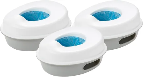 Vista 13 de Skip Hop Go Time - Asiento de orinal 3 en 1 multietapa, color blanco/gris