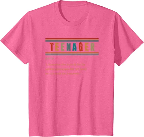 Vista 14 de Camiseta divertida de regalo de cumpleaños para niñas y niños y adolescentes, Negro, S