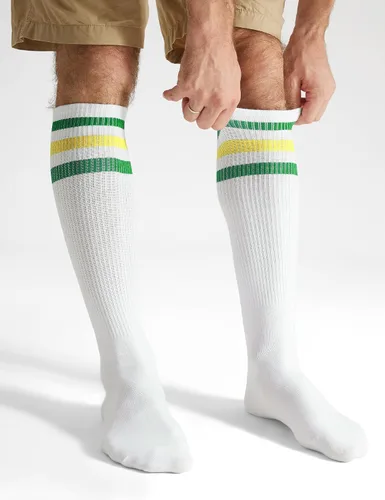 Vista 3 de Joulli Calcetines blancos hasta la rodilla 1-3 pares