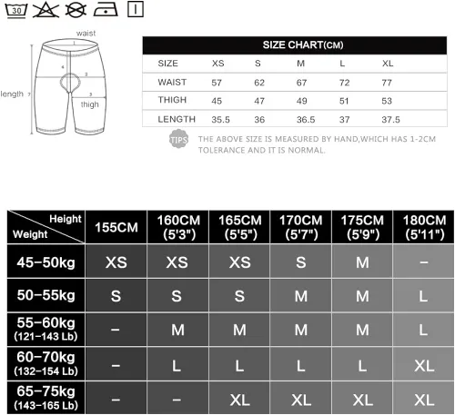 Vista 2 de Santic - Pantalones cortos de ciclismo para mujer con acolchado de gel 4D